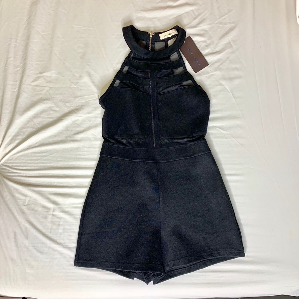 Black Romper Lac Bleu